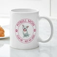 thumbnail image 5 of CafePress - PITBULL MOM - 11 oz Ceramic Mug - Novelty Coffee Tea Cup, 5 of 6