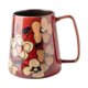 thumbnail image 1 of Taza de café de cerámica, taza de cerámica, grande, esmaltada creativa para beber con asa grande Rojo, 1 of 9