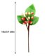 thumbnail image 2 of Artificial Big Leaf Berry Bayas simuladas Decoración Habitación Planta de adorno realista, rosa y blanco 5 piezas Vogacara HA7839-03B, 2 of 6