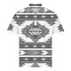 thumbnail image 2 of Camisas de Manga Larga para Hombres Impresos Girar Hacia Abajo Botones de Cuello Lateral Dividido, Casual Blusa de Manga Corta, 2 of 5