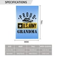 thumbnail image 3 of Proud U.S. Army Grandma Garden Flag 12.5 X 18 Inch Double Sided, Decorative Flag Balcony Courtyard Indoor Welcome Garden Flag, 3 of 7