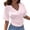 Light Pink, variant on Korean Style Design Short Sleeve T Shirt Casual Loose Fit Pure Basic Top Summer Arrival Women's Tee Shirts for Women Casual