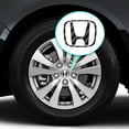 thumbnail image 6 of IPG Compatible with Accord Civic Element CRV CRZ JDM Center Cap Overlay Wheel Tire Decals Stickers (Logo: 2" / Center Cap:2.25") (4 Units) Personalize Your Vehicle (Black Carbon Fiber), 6 of 6