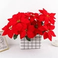 thumbnail image 7 of Valentine Christmas Simulation Bouquet Flannelette False Flower Home Decoration, 7 of 7