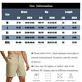 thumbnail image 2 of Men's Lightweight Shorts Golf Shorts with Pockets Stretch Quick Dry for Casual Travel Light Brown M, 2 of 2