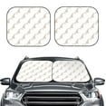 thumbnail image 2 of Yiaed Leopard Print Print Car Front Windshield Sun Shade,Foldable Anti-UV Car Sunshade for Front Window for Most Vehicles-Medium, 2 of 5