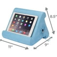 thumbnail image 3 of CPDD Support pour Tablette iPad avec Rangement et Visualisation Multi-Angle pour Maison, Travail & TraCPDD el. Notre Support pour iPad et Tablette A un Rangement pour Tous Vos Objets Personnels. (Ciels Bleus) Ciels Bleus Cubby, 3 of 7