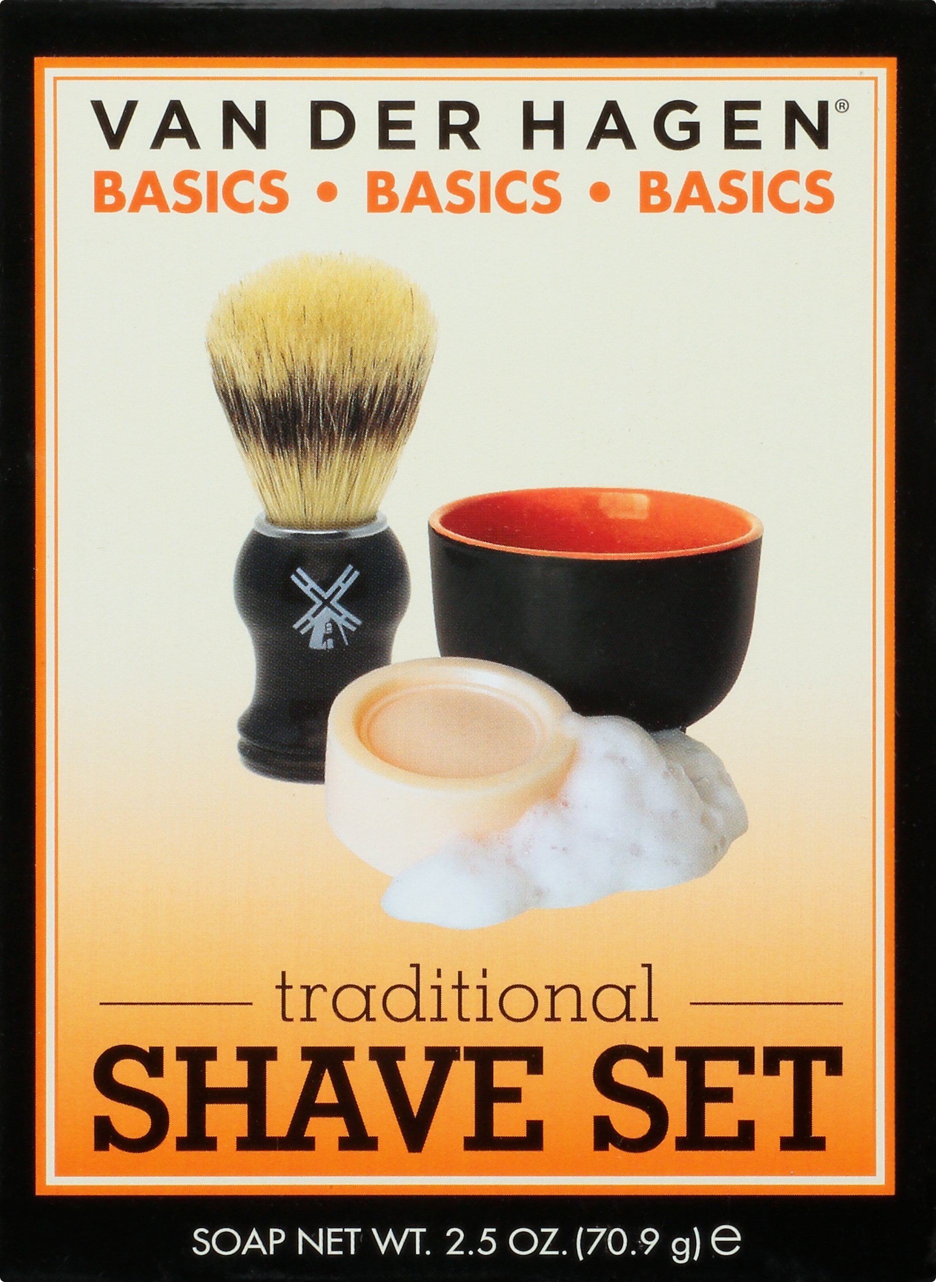 VAN DER HAGEN Basics Traditional Shave Set VAN DER HAGEN Basics Traditional Shave Set