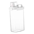 thumbnail image 2 of Lipstore Laundry Powder Container Softener Dispenser Transparent Airtight Portable Sturdy Washing Powder Barrel Storage Box for Toilet 2300 ml, 2 of 8