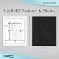 thumbnail image 7 of Icona Bay 8x10 White Picture Frames with Mat for 5x7 Photo, 6 Pack, Exclusives Collection (US Company), 7 of 7