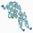 thumbnail image 6 of NOLDARES Baby and Kids' Sibling Matching Halloween and Holiday Funny Prints Pajama Sets, 6 of 7