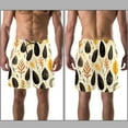 thumbnail image 3 of luoweisi Men's Beach Shorts Quick Dry Swim Trunks with Mesh Lining Thanksgiving Leaves XL, 3 of 5