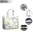 thumbnail image 4 of Aesthetic Floral Design Travel Bag Boho Watercolor Flower Pattern Weekender Tote, Lightweight, , Multiple Pockets, 4 of 5