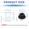 thumbnail image 2 of Uxcell 15 Pcs T Shaped Silicone Plug, Dia 19 mm/0.75 Inch Elastic Waterproof Silicone Plug Reusable Bottle Stopper Sealing Round Hole Plug for Pipes Equipment, Black, 2 of 7