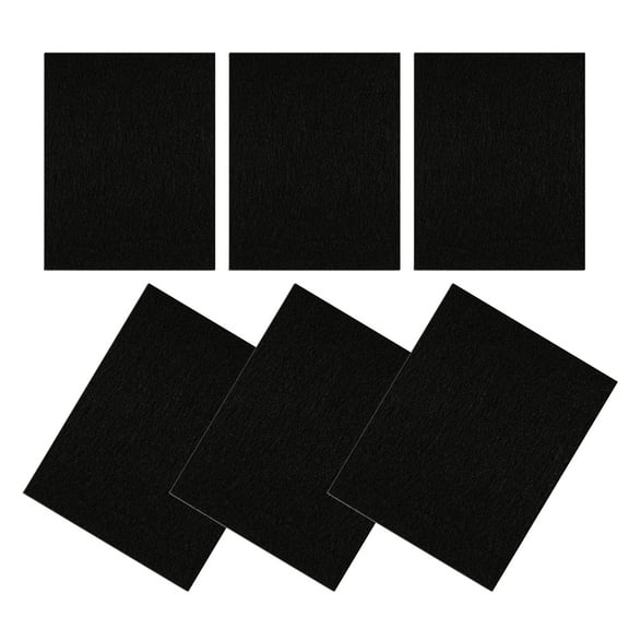 Delapan Cat Litter Box Charcoal Filters fits 6.5Inch x 4.4Inch Pureness F6 Zeloite Air Filter Replacement Carbon Odor Filters, 6-Pack