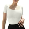 thumbnail image 1 of Wesltd Collants de Mode Unis d'Été pour Femmes, 1 of 7