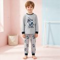 thumbnail image 2 of HFHAPW Toddler Pajamas Kids Pajamas for Boys Girls Long Sleeve Set 2 Piece Snug Fit Pjs Set, 2 of 8