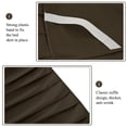thumbnail image 3 of PiccoCasa Brushed Microfiber Bed Skirt, Elastic Dust Ruffle, King Dark Brown, 3 of 8