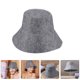 thumbnail image 5 of BRIGHTFUFU Gorro de Sauna de fieltro, gorro de Sauna con absorción de agua, gorro de ducha para baño, gorro de baño de moda, 2 uds., 5 of 7