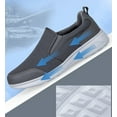thumbnail image 5 of Men's Extra Wide Slip on Walking Shoes, Lightweight Anti-slip Breathable Casual Loafers for Standing All Day, 5 of 12