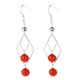 thumbnail image 1 of Pendientes de ágata de plata esterlina para mujer, diseño de nicho de temperamento retro y pendientes de diamantes, pendientes salvajes, 1 of 4