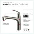 thumbnail image 6 of Houzer CALPO-559-OB 3.5" Faucet Hole Brass Oil Rubbed Bronze Calia Pull Out Bar Faucet with CeraDox Technology, 6 of 9