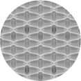 thumbnail image 1 of Ahgly Company Indoor Square Patterned Battleship Gray Area Rugs, 3' Square, 1 of 6