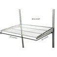 thumbnail image 3 of Reach-In Closet System Organizer, 48"W x 78"H x 16"D, Hanging Rod, Shelves, Chrome RS1034, 3 of 7