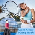 thumbnail image 5 of Outdoor Tennis Water Bottle and Towel Rack Organizer – Durable Multi-Color Plastic Storage Solution, Space-Saving Design for Court or Gym, Easy Installation, 5 of 6