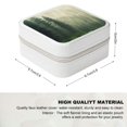 thumbnail image 2 of Autua Sheep Forest Mist Mini Jewelry Storage Box for Necklace, Ring, Earring Organization & Travel, 6 Slots, 3 Hooks, Compact Size White, 2 of 5