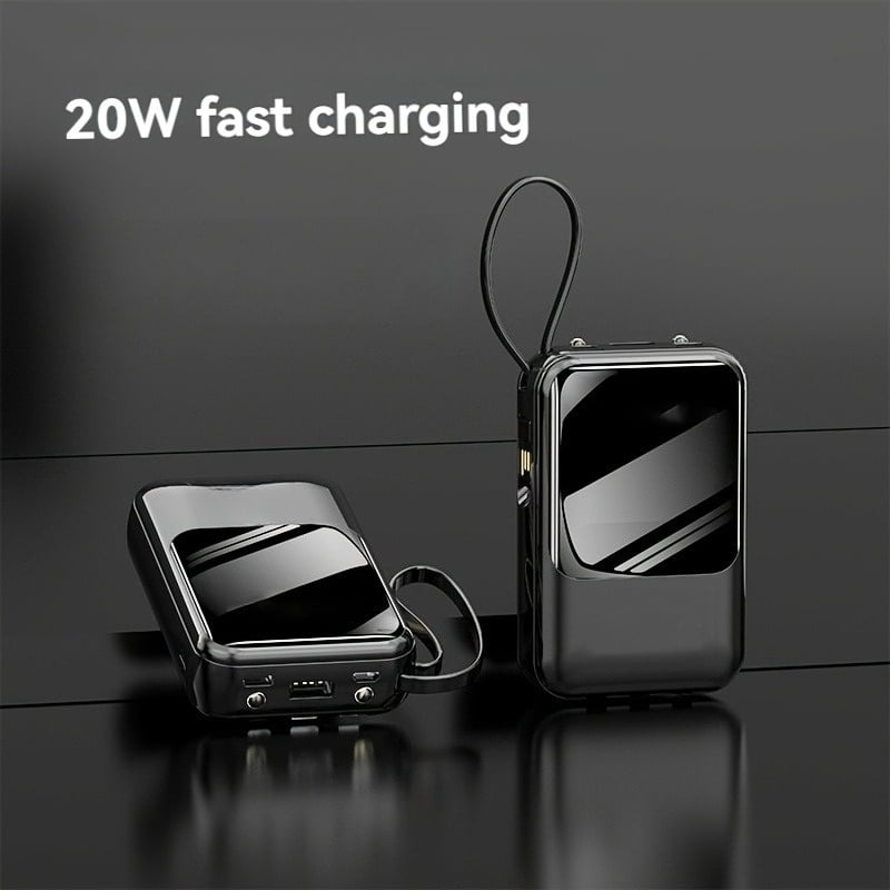 20W Fast Charging Power Bank 20000mAh, Slim Portable Charger with LED Display, External Battery Pack for Phone and Electronic Devices, Holiday Gifts