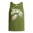 thumbnail image 5 of Jurassic Park, Men's & Big Men's Graphic Tank Top Shirt, Uncharted, Sizes S-3XL, 5 of 5