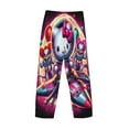thumbnail image 5 of Hello Kitty Men'S Pajama Pants With Pockets Stretch Pajama Bottoms Drawstring Christmas Pj Pants Sleepwear Casual Cozy Lounge Pants X-Large, 5 of 9