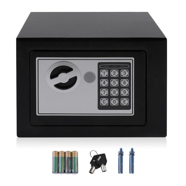 NEW Upgraded Solid Steel Electronic Safe Box With digit al Keypad Lock