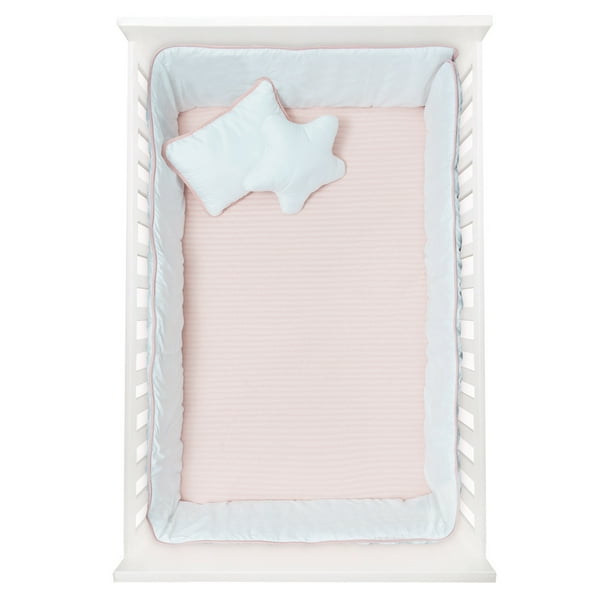 Set de edredón ultrasoft Cuna BABY INC Rosa set de edredón
