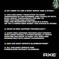 thumbnail image 6 of AXE Travel Deodorant, Body Spray, Apollo, 3-Pack – 48H High-Definition Scent & Odor Protection, Sage & Cedarwood, Aluminum-Free, 1 Oz Ea, 6 of 6