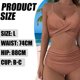 thumbnail image 5 of Conjunto de bikini para mujer, traje de baño cruzado de dos piezas para mujer, bikini envolvente, 5 of 5