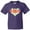 Purple, variant on Inktastic Fox Lover Heart Cute for Girls Youth T-Shirt