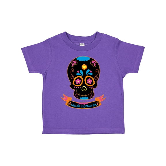 Inktastic Day of the Dead Skull Blk Boys or Girls Toddler T-Shirt