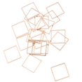 thumbnail image 1 of 2x 20 piezas colgante geométrico pendiente colgante halzgos de bricoje - cuadrado pteado Zulema  Pendiente colgante colgante, 1 of 8