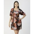 thumbnail image 2 of Moomaya Whimsical Printed Short Sleeve Shift Dress - Fun And Playful Day Dress, 2 of 9