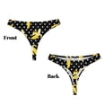 thumbnail image 3 of Fotbe Banana Tanga Sin Costuras para Mujer con Estampado – Panties Invisibles, Transpirables y Cómodos para Uso Diario-XX-Large, 3 of 6