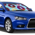 thumbnail image 5 of Kdxio Donuts Print Windshield Sun Shade,UV Rays and Sun Heat Protection,Sunshade for Car Windshield,Car Shade Front Windshield - Medium, 5 of 6