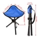 thumbnail image 2 of Silla trípode plegable portátil para acampar al aire libre senderismo pesca picnic barbacoa viajes (azul L) YUNYI BRAND  Deportes, 2 of 8