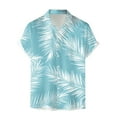 thumbnail image 4 of Mens Hawaiian Shirt Short Sleeve Button Down Shirts Tropical Floral Summer Beach Shirts,S-3XL, 4 of 7