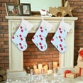 thumbnail image 7 of Coolnut 2 Pack Christmas Stockings 17.7 Inches Cherry Checkered Large Size Xmas Cable Stocking Gifts & Decorations for Family Holiday Xmas Party, 7 of 7