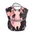 thumbnail image 2 of Hirioo Cute Axolotl Sakura Blossoms B for Baby Waterproof Pocket Bib Adjustable Closed for Babies Toddlers with Large Pocket 6-24Months, 2 of 8