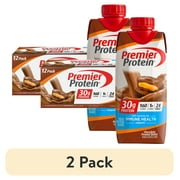 (2 pack) Premier Protein Shake, Chocolate Peanut Butter, 30g Protein, 11 fl oz, 12 Ct