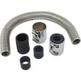thumbnail image 3 of Speedway Motors 24 Inch Flexible Stainless Steel Radiator Hose Kit, Polished Finish, Universal Fit with Adapters Reducers and Clamps for 1.25 1.5 1.75 Inch Outlets, 3 of 5