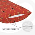 thumbnail image 3 of Lsque German Shepherd Dog Pattern Pillow Case – Soft & Cozy Throw Pillow Cover, Hypoallergenic Cushion Case for Sleeping Women with Envelope Closure-20"x30", 3 of 6